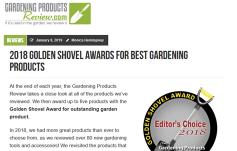 photo: 2018 Golden Shovel Awards for Best Gardening Products