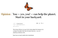 photo: Helping the Planet in Your Own Backyard