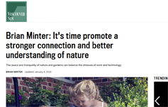 photo: It’s time promote a stronger connection and better understanding of nature
