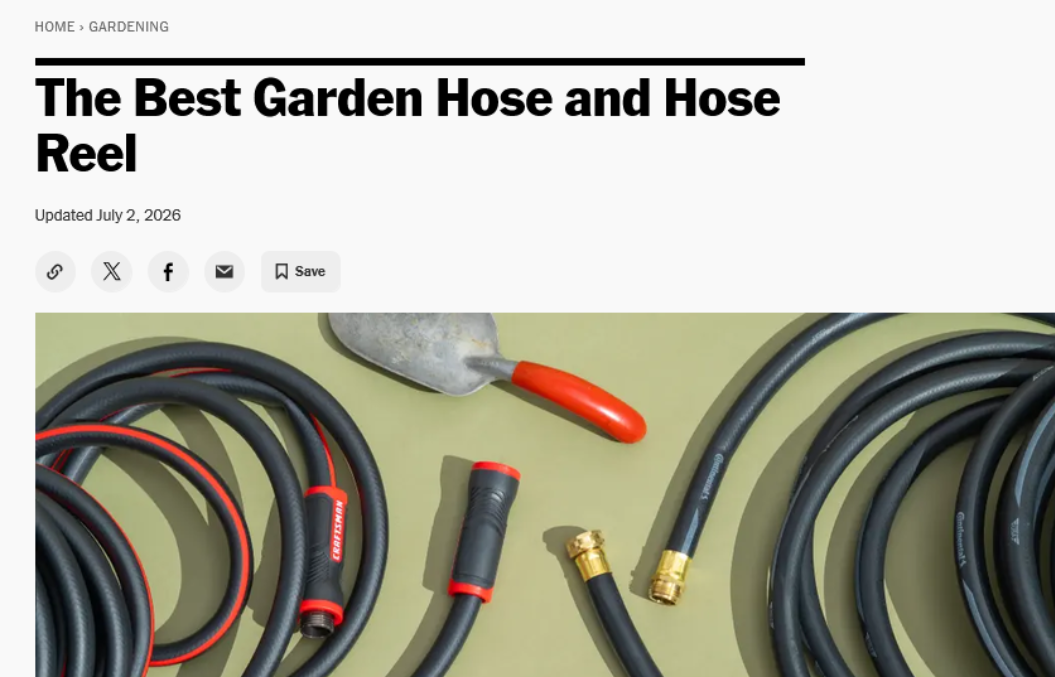 photo: The Best Garden Hose and Hose Reel